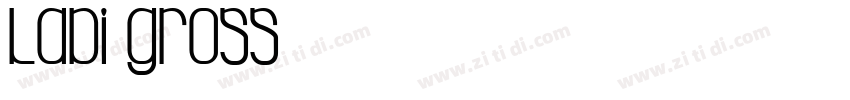 ladi gross字体转换